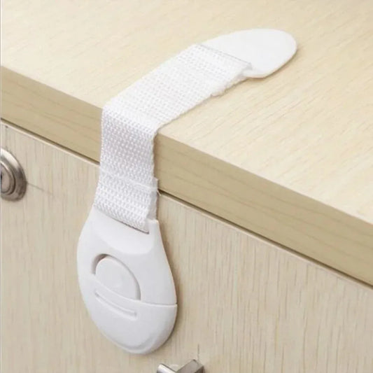 10pcs lot For Baby Furniture Door Drawer Lock Refrigerator Safety Locks Child Proof Infant Protector Brown Cabinet Safety Lock