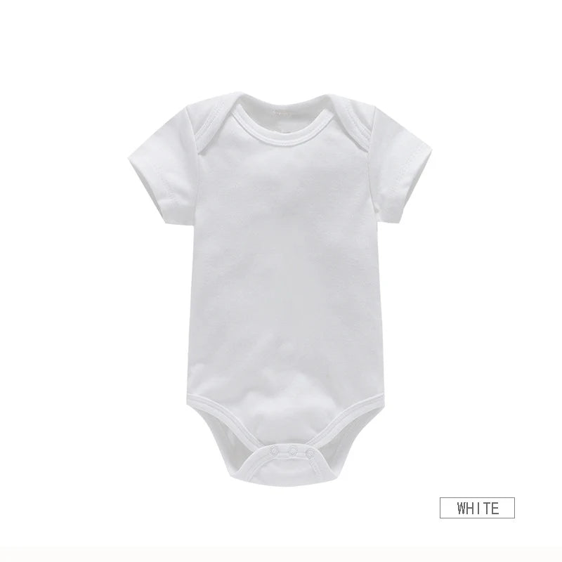 3PCS/Lot Baby Clothes Boy/Girl Baby Bodysuit Summer Clothes Solid Color Romper Soft Cotton Jumpsuit For Newborns Clothing 2021