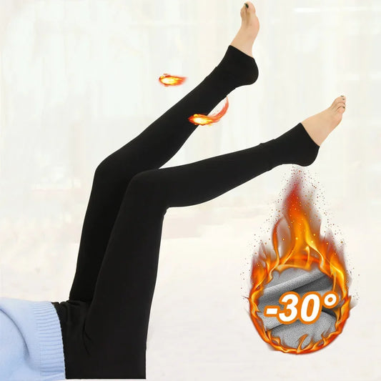 1pc Super Soft Fleece Leggings for Women, Thermal Winter Tights High Stretch, Warm Yoga Pants for Fitness & Everyday