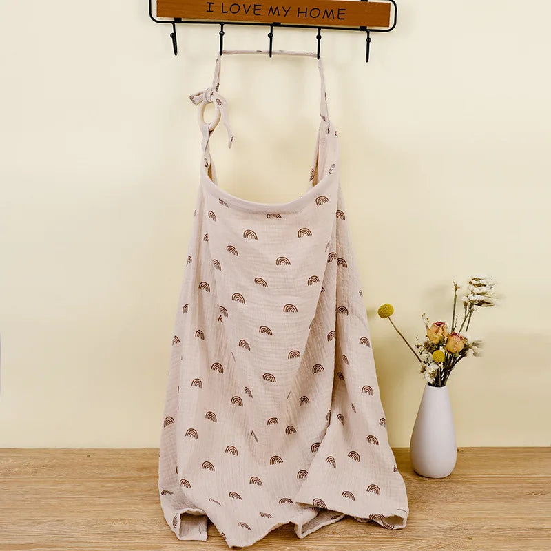 Cotton Breathable Breastfeeding Cover Mother Outdoor Nurse Cloth Adjustable Privacy Breastfeeding Apron Baby Feeding Nursing