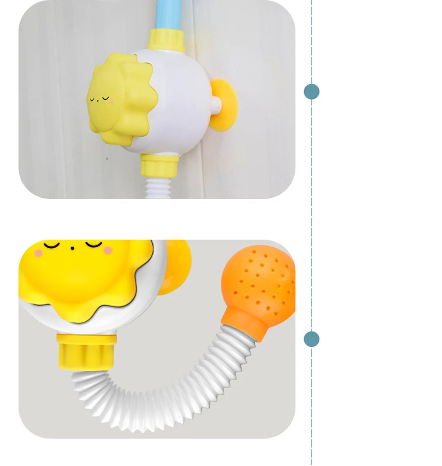 New Bath Toys for Baby Water Game Clouds Model Faucet Shower Water Spray Toy for Children Squirting Sprinkler Bathroom Kids Gift