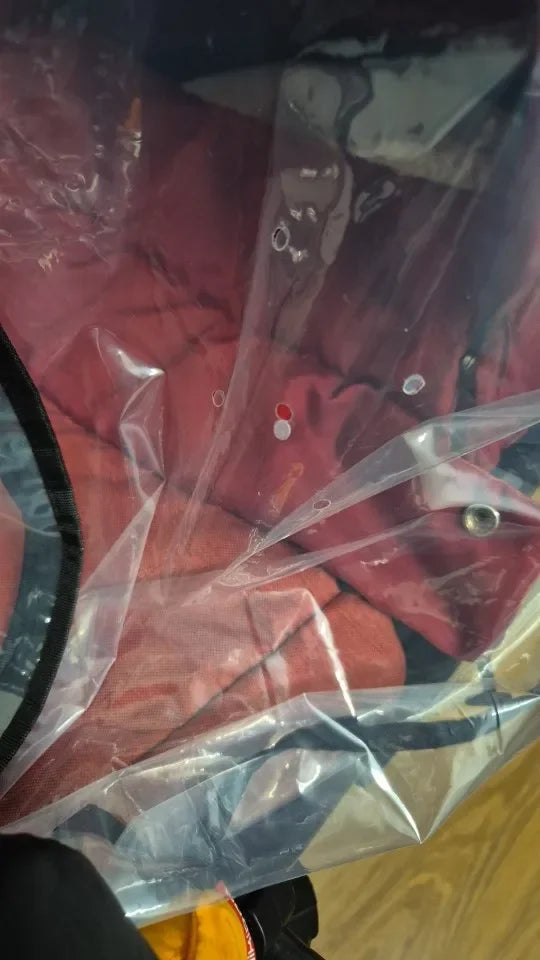Universal Waterproof Pram Rain Cover Baby Stroller Accessories Transparent Wind Dust Shield Zipper Open for Pushchairs Raincoat