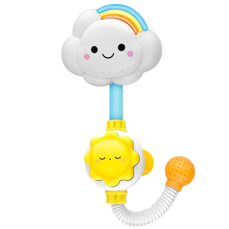 New Bath Toys for Baby Water Game Clouds Model Faucet Shower Water Spray Toy for Children Squirting Sprinkler Bathroom Kids Gift