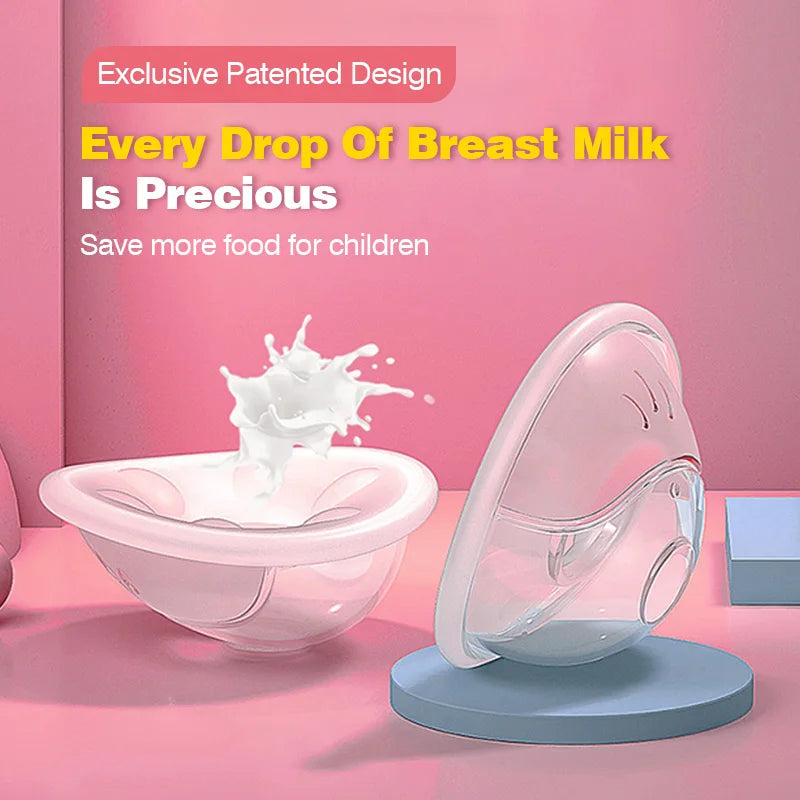 MAMIJOY 2PCS Wearable Anti-Overflow Pad for Breastfeeding Breastmilk Collector Silicone Breast Shell  Milk Collection Cup MSB03