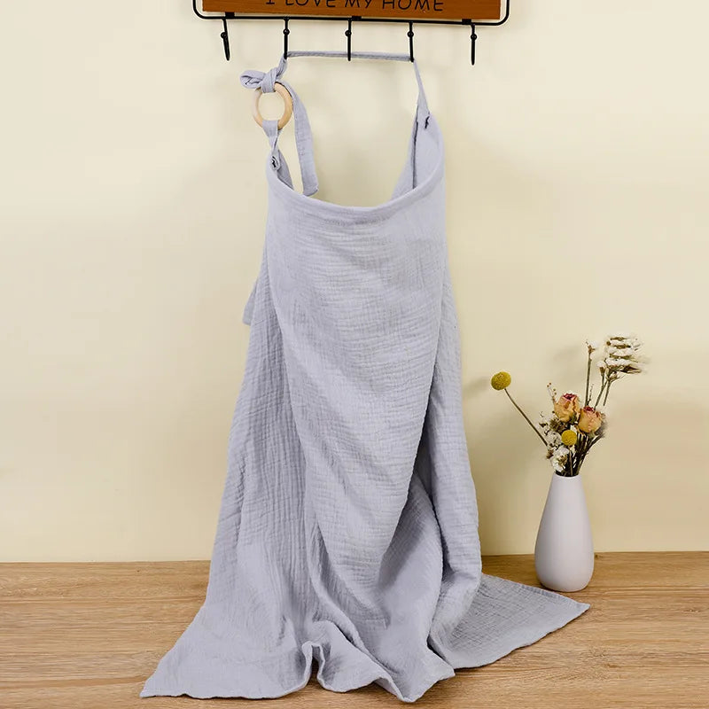 Cotton Breathable Breastfeeding Cover Mother Outdoor Nurse Cloth Adjustable Privacy Breastfeeding Apron Baby Feeding Nursing