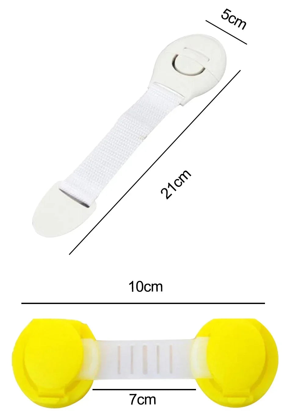 10pcs lot For Baby Furniture Door Drawer Lock Refrigerator Safety Locks Child Proof Infant Protector Brown Cabinet Safety Lock