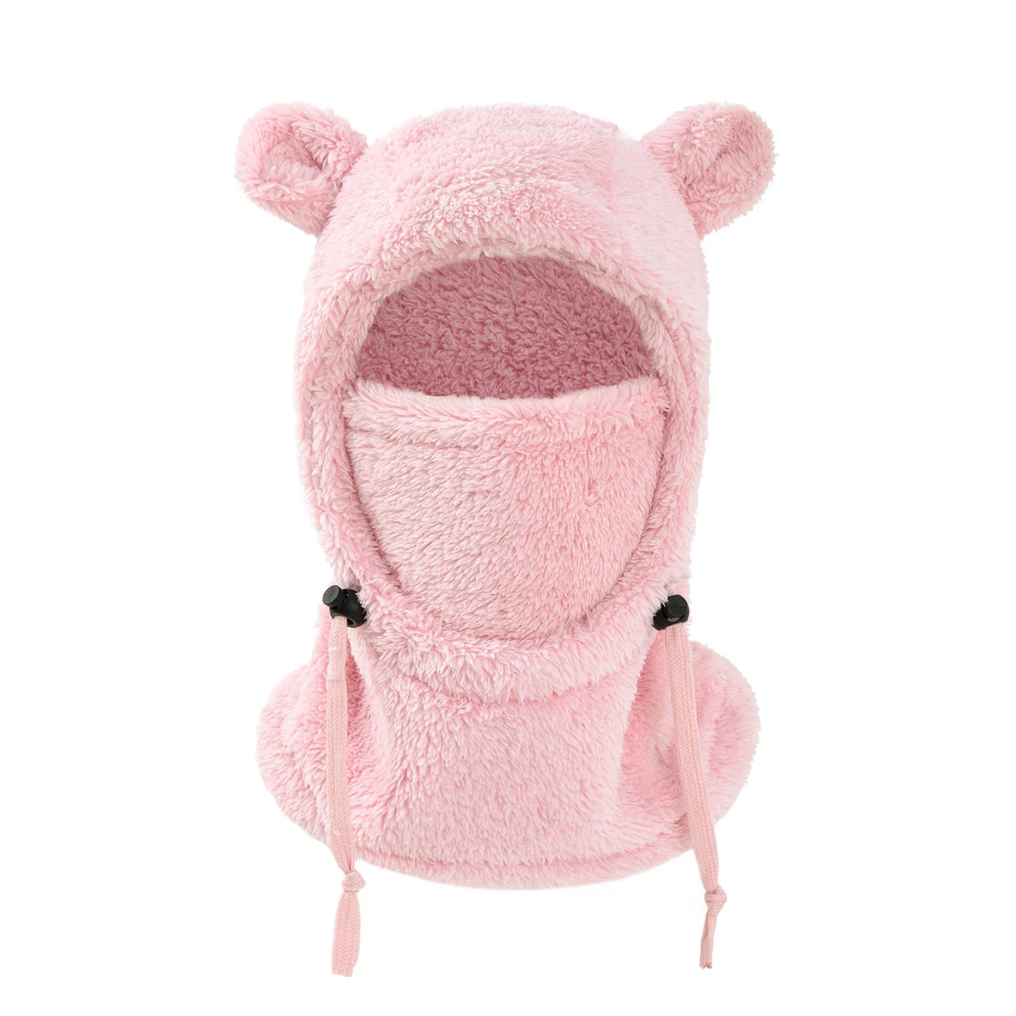 Integrated Cold-proof Hat and Scarf, Winter Cold-proof Ear-protecting and Windproof Face Mask for Boys and Girls Aged 3 To 10