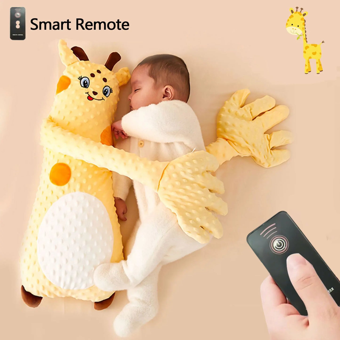 Baby Soothing Palm Patting Sleep God Dress Soothing Tool Baby Sleep Automatic Patting Sleep Doll Pillow